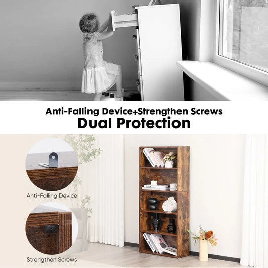 5-Tier Bookshelves