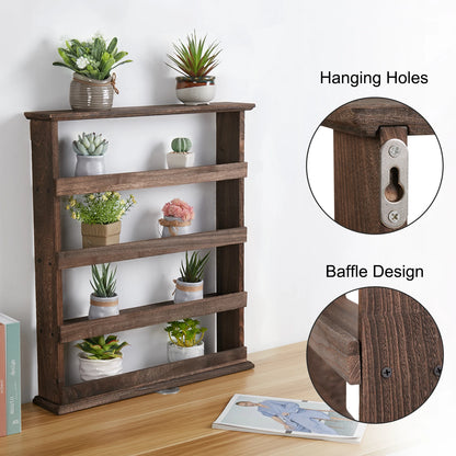 Wall Mounted 4-Tier Rack