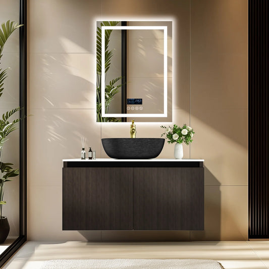 80/100/120CM Bathroom Vanity Sink Combo