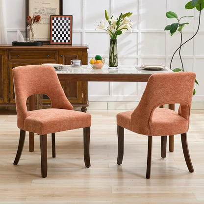 Wooden Dining Chairs Set of 2