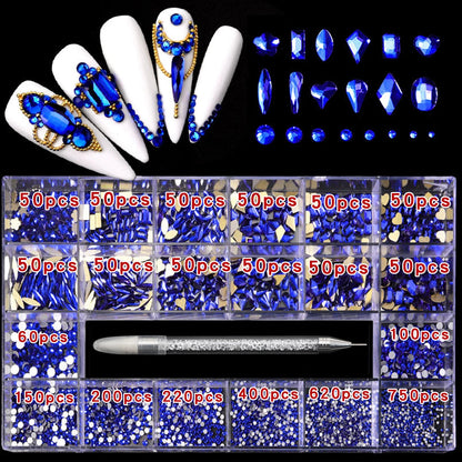 21 grid nail art jewelry