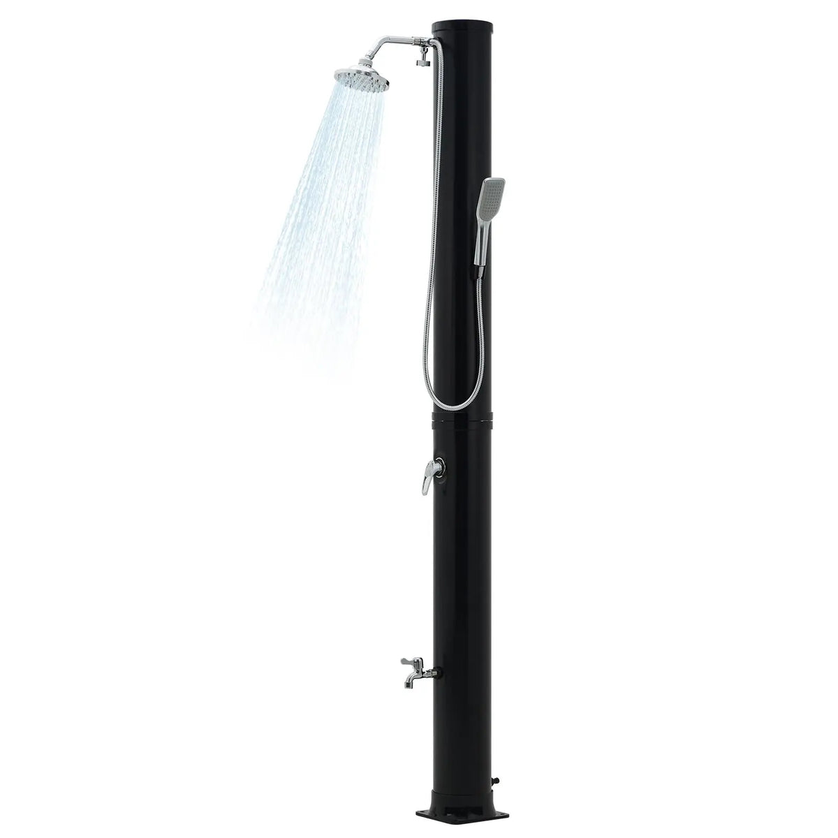 7.2FT Freestanding Solar Heated Pool Shower