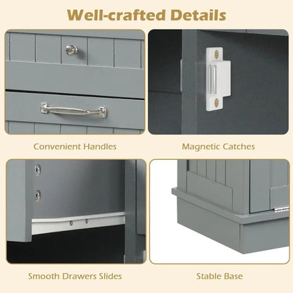 Tilt Out Trash Can Cabinet