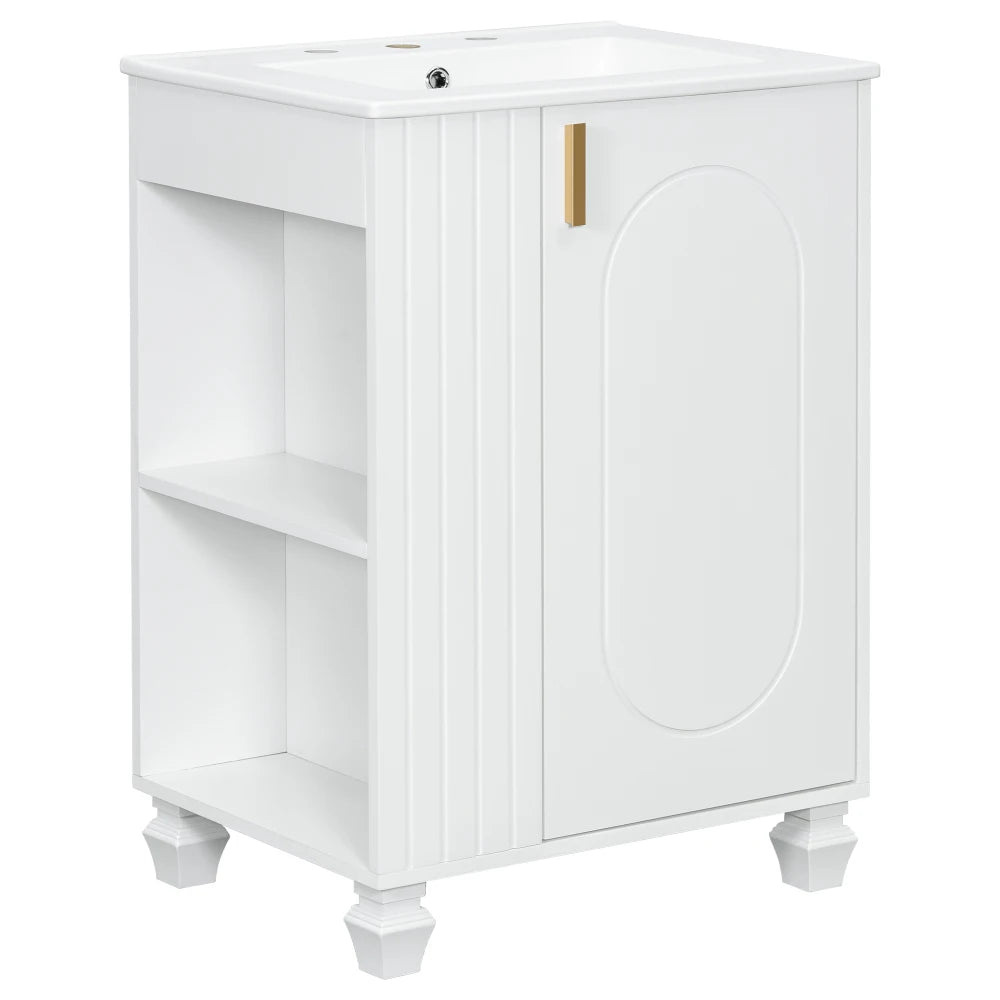 24" Bathroom Vanity with Sink