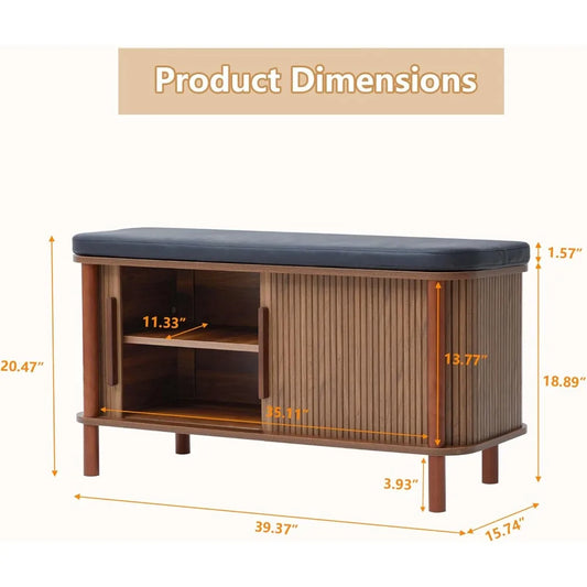 Bench, Entryway Shoe Storage