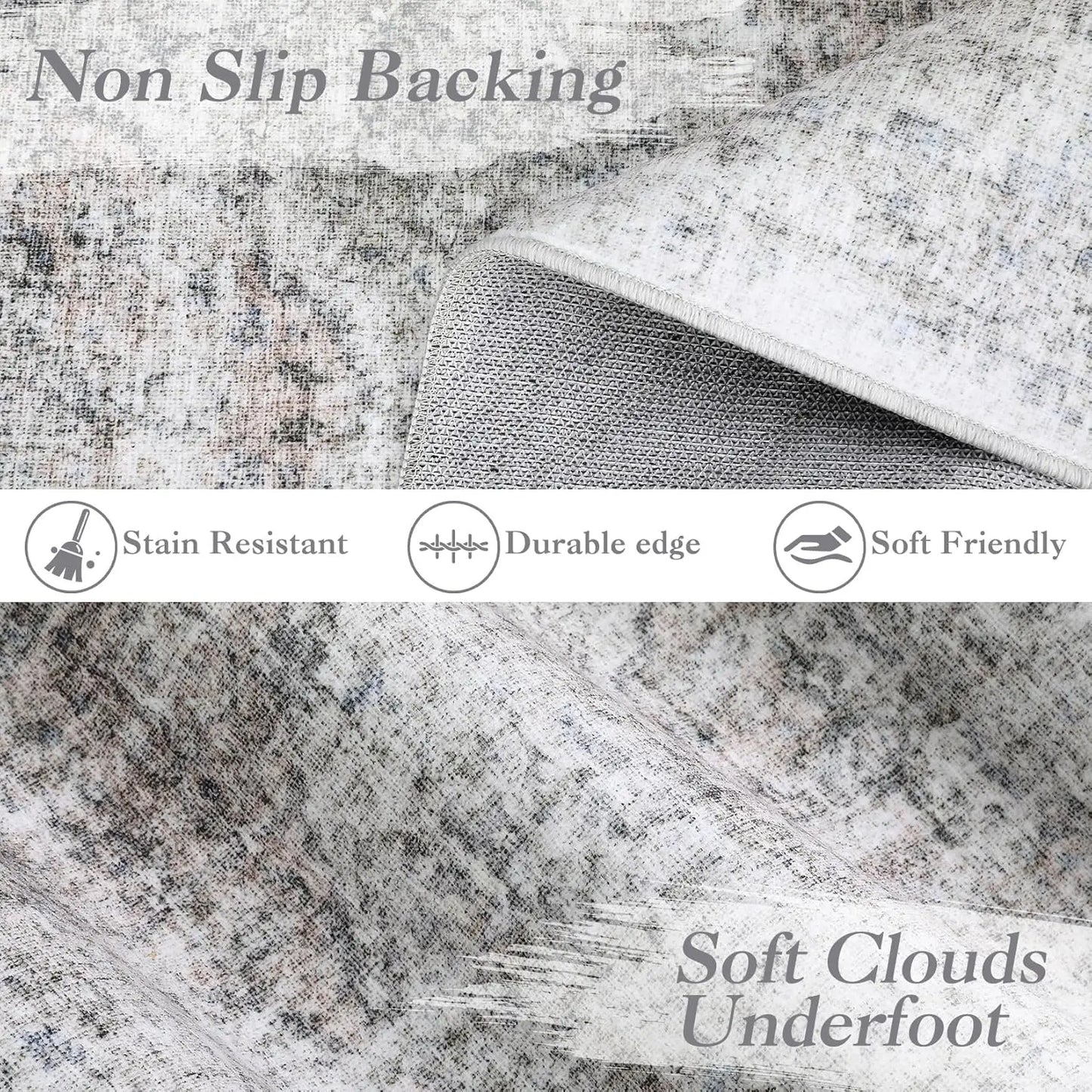 Area Rug, Stain-Resistant