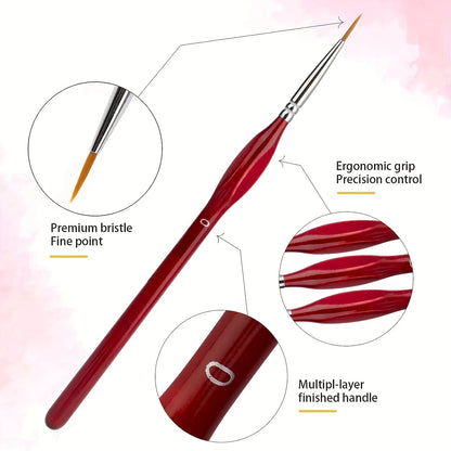 10/11/20/22Pcs Fine Detail Paint Brush