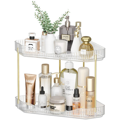 Corner Bathroom Counter Organizer