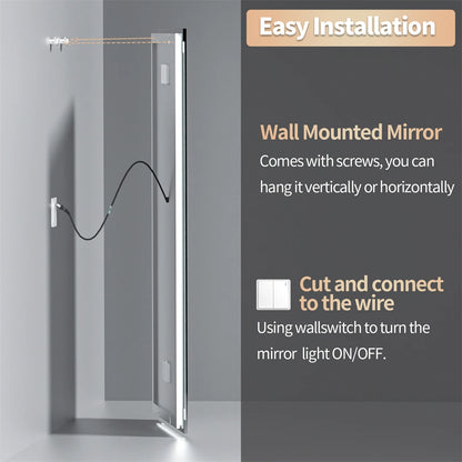 XXL Bathroom Mirror Smart LED