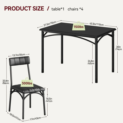 5 Piece Dining Room Furniture Set