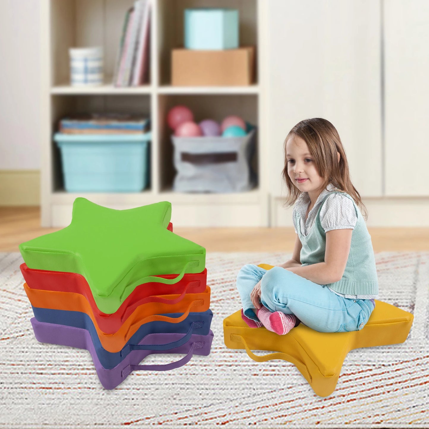 6 Pcs Floor Cushions