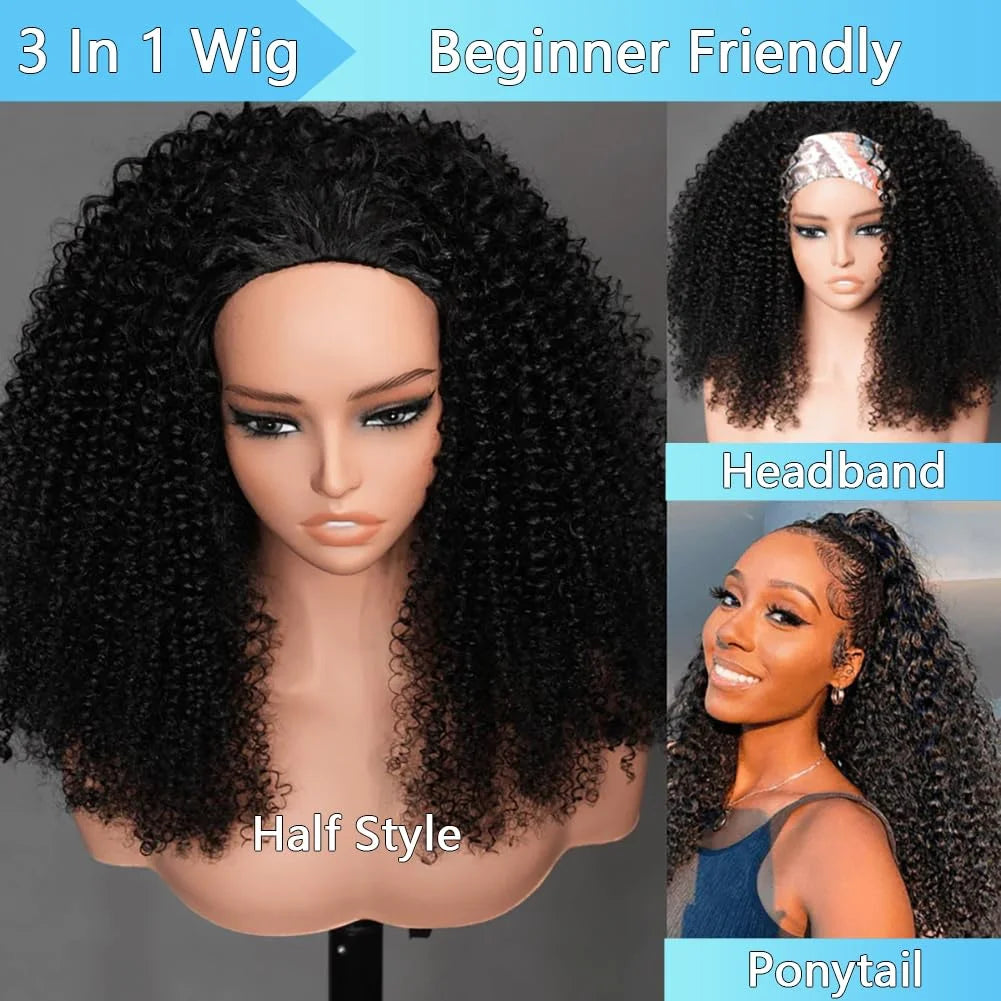 Glue less Human hair Wigs For Women