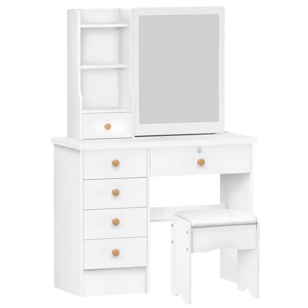 Makeup  Vanity Desk with Sliding Mirror