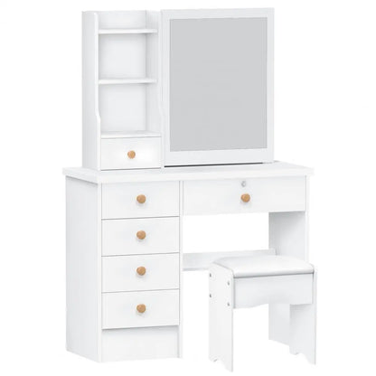 Makeup  Vanity Desk with Sliding Mirror