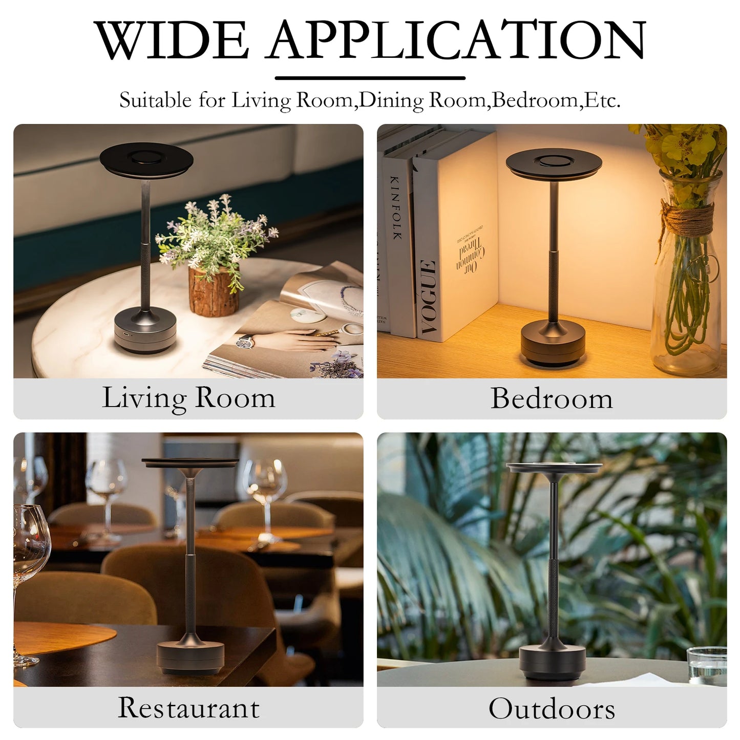 Rechargeable Wireless Table Lamp