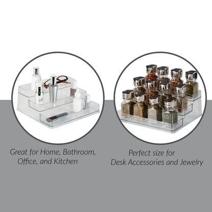 3 Tier Clear Cabinet Organizer