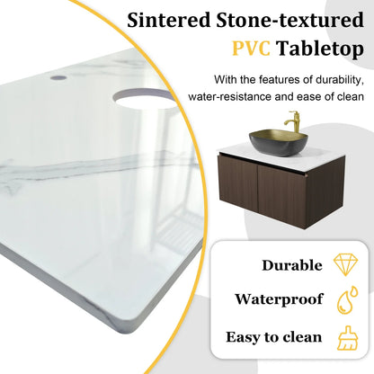 80/100/120CM Bathroom Vanity Sink Combo