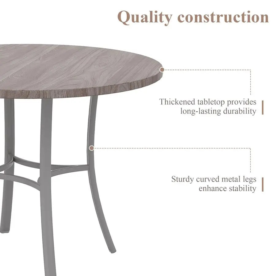 36 Round Dining Table for 4