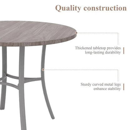 36 Round Dining Table for 4