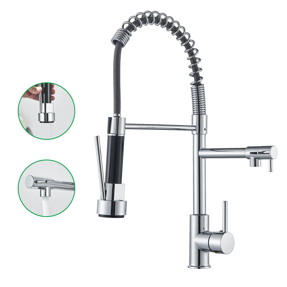 Chrome Kitchen Faucet