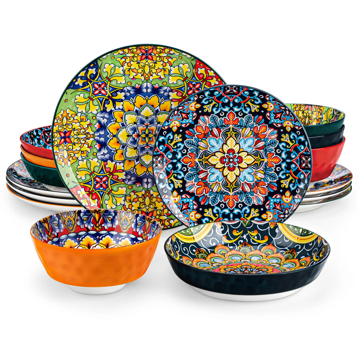 12/16/18/24 Piece Ceramic Dinnerware