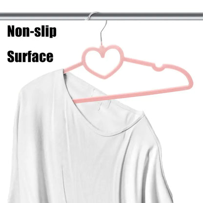 50 Pack Pink Velvet Hangers