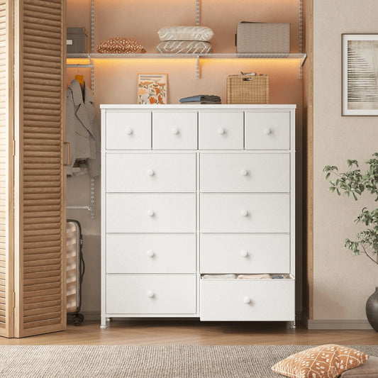 12-Drawer Tall Fabric Dresser