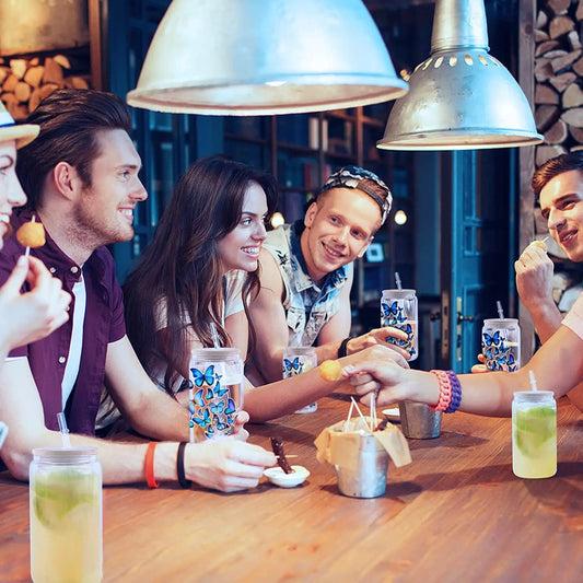 HTVRONT 8/4 Pack 16OZ Clear/Frosted