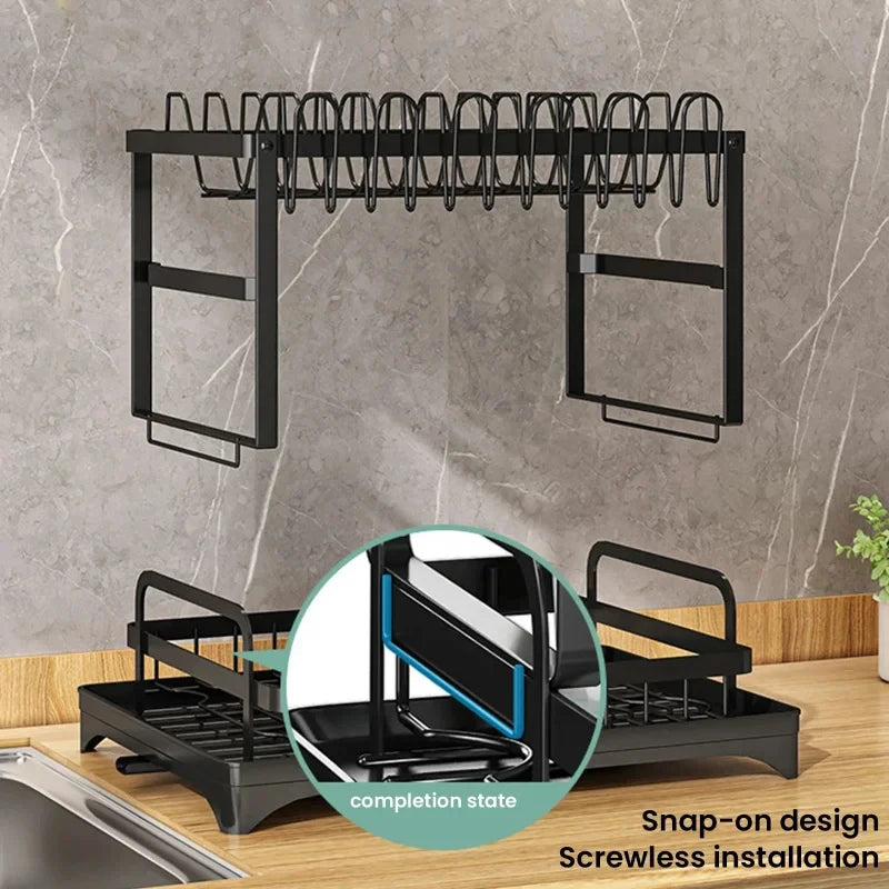 Space Saving Double Tier Drying Rack