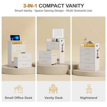 3 in 1 Vanity Desk