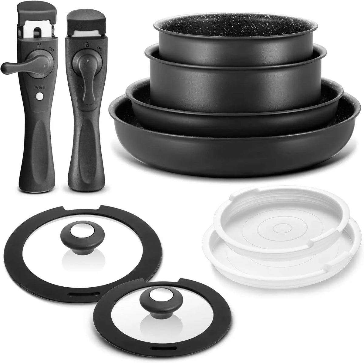 Induction Cookware Set 10 Pieces,