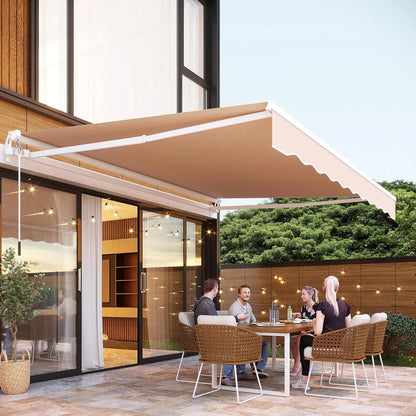 8.2'x6.5' Manual Patio Awnings