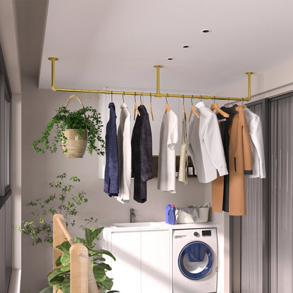 Wall Mounted Clothes Rack