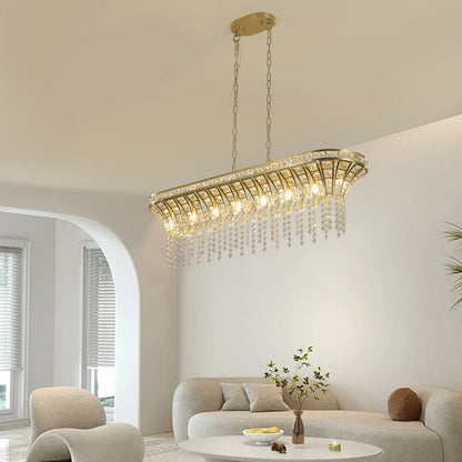 39.4 Inches Crystal Chandeliers