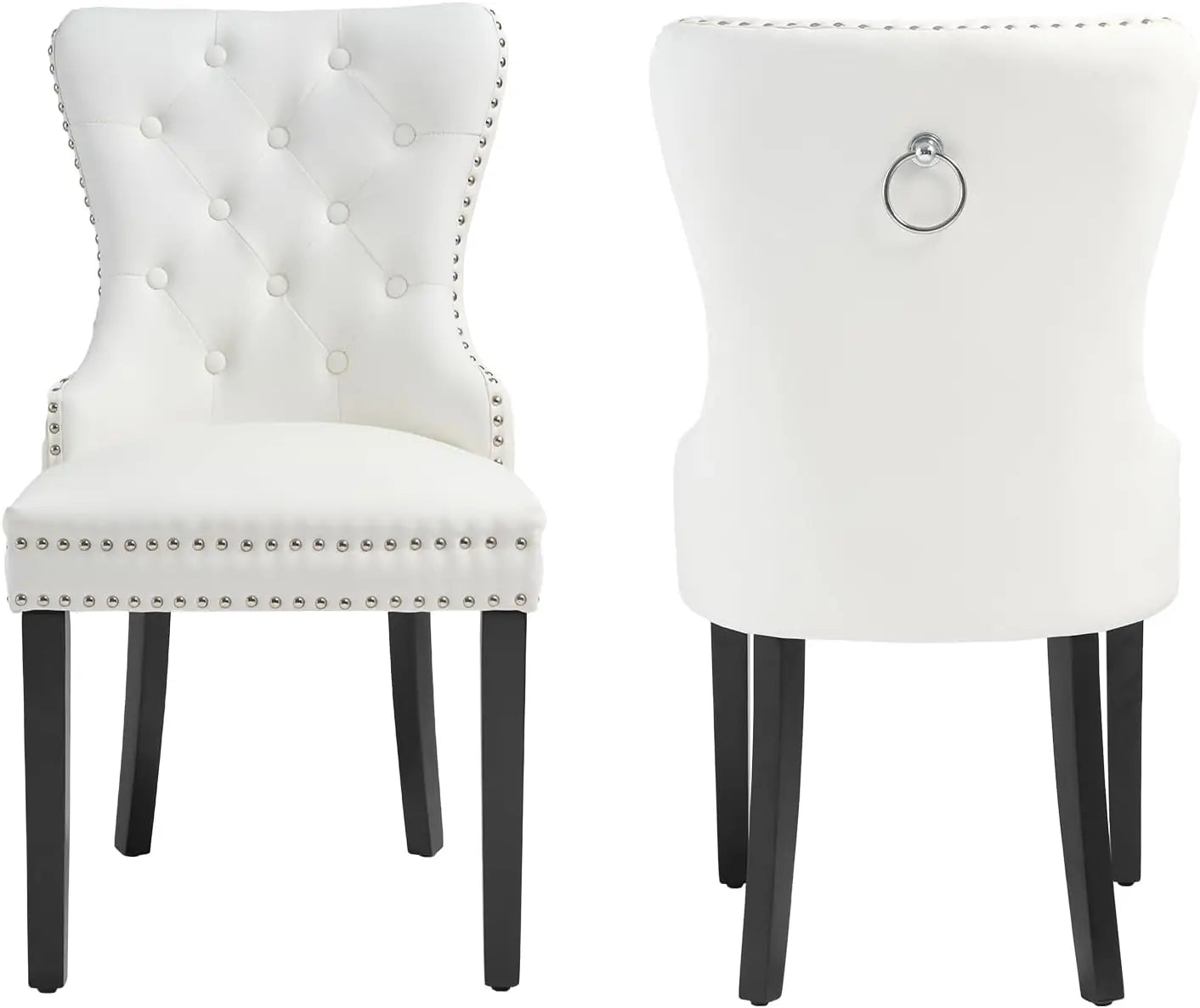 Leather Dining Chairs Set of 6