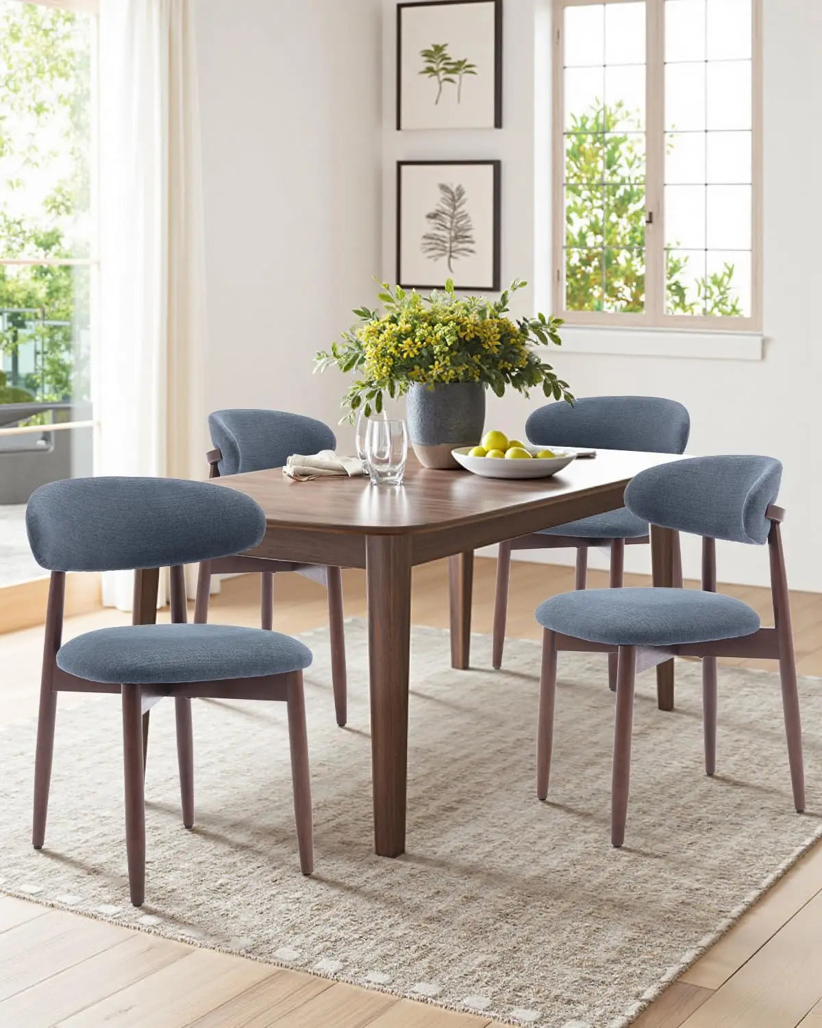 Upholstered Dining Chairs Set of 4