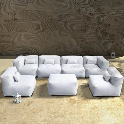 Patio Furniture Set Bean Bag 9 Pieces