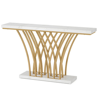 59 inch Gold Console Table