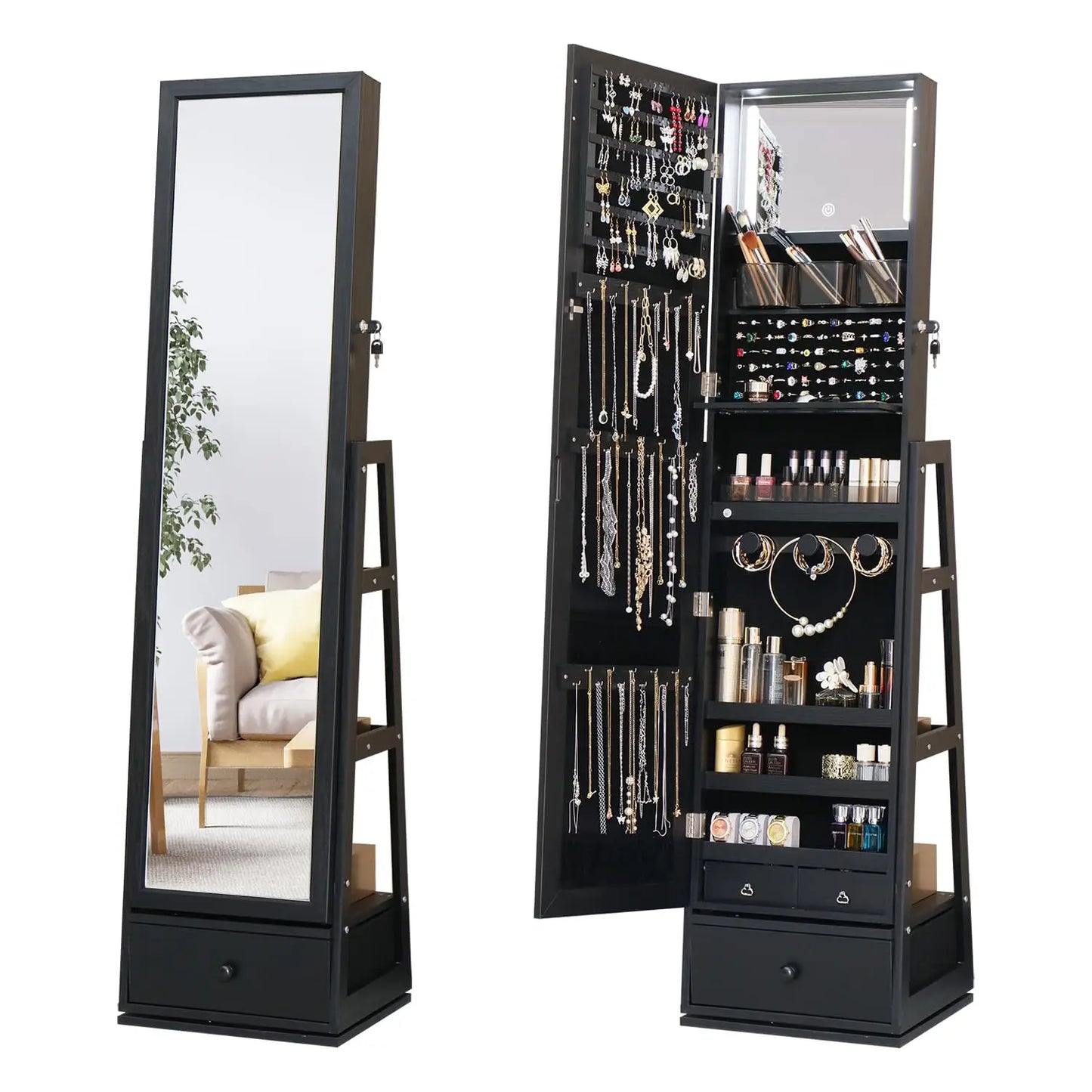Rotatable Full Length Mirror