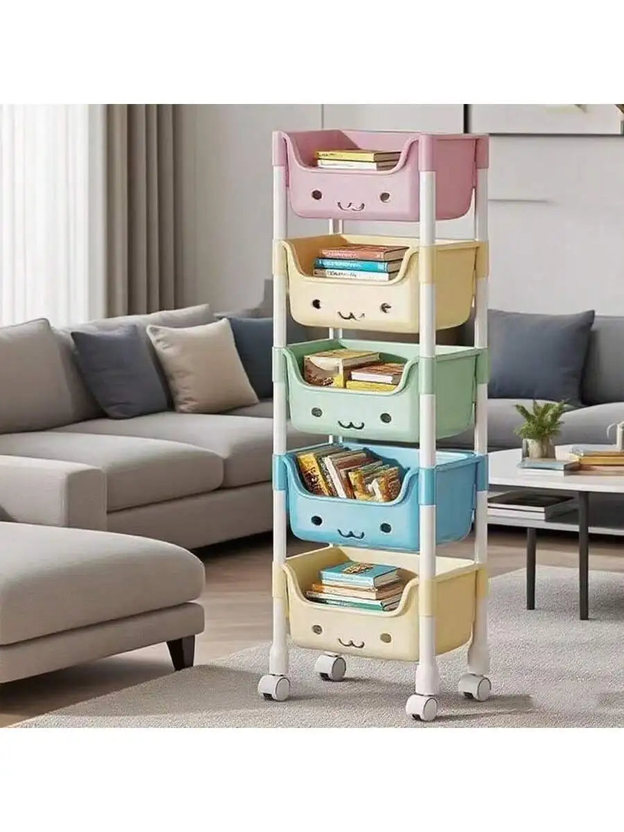 Multi layer wheeled storage car