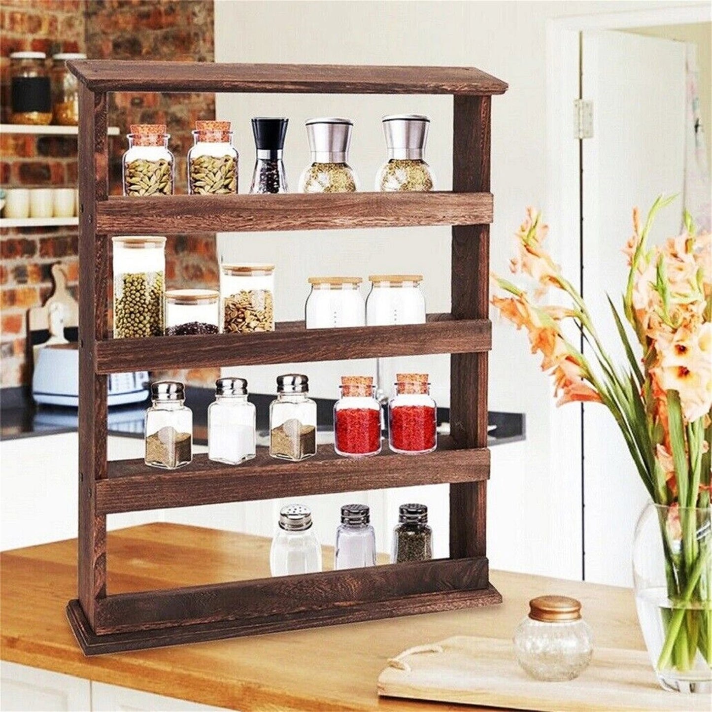 Wall Mounted 4-Tier Rack