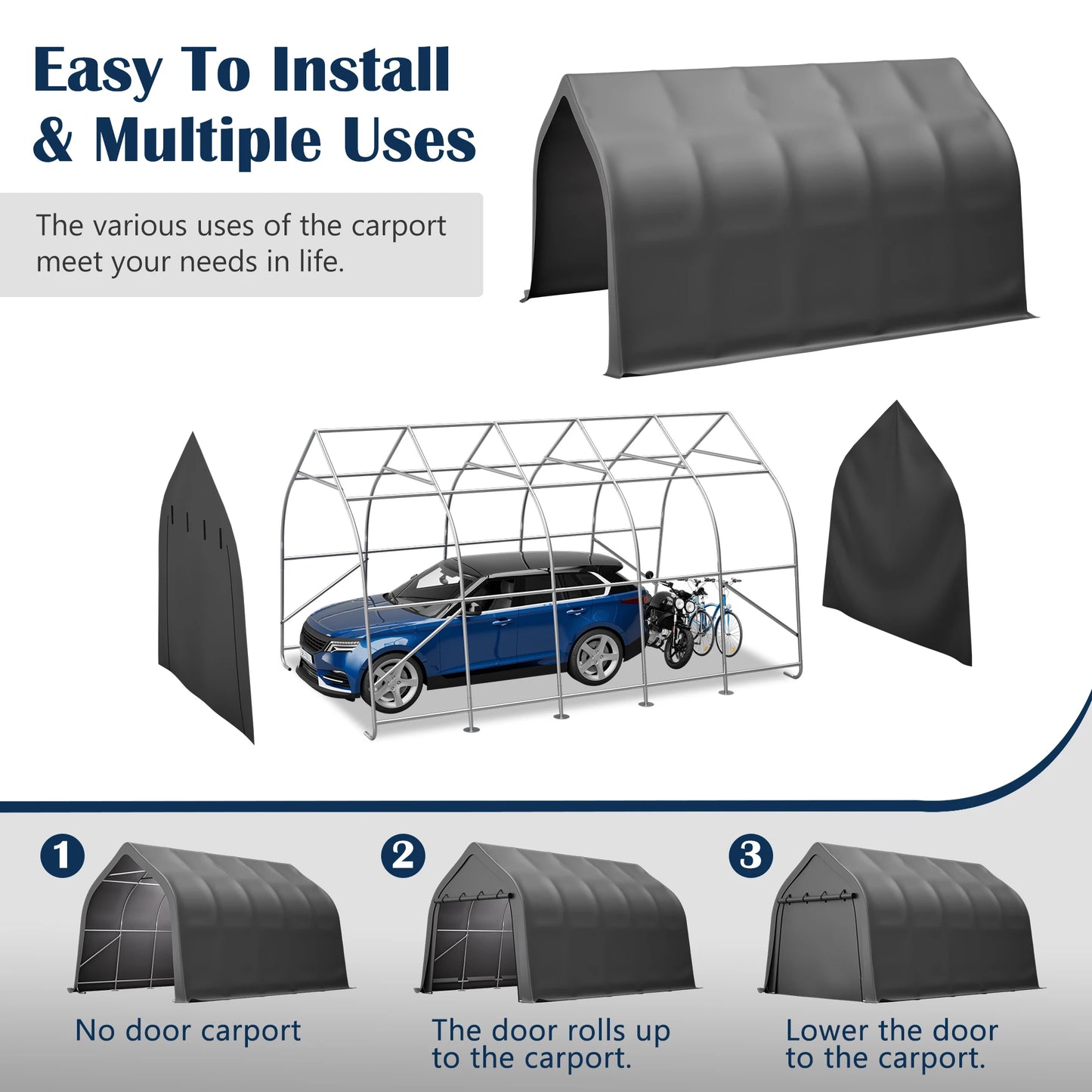Portable Instant Garage 13x20 FT