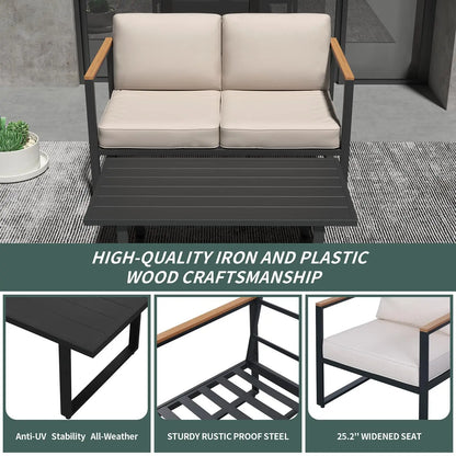 4-Piece Outdoor Patio Set