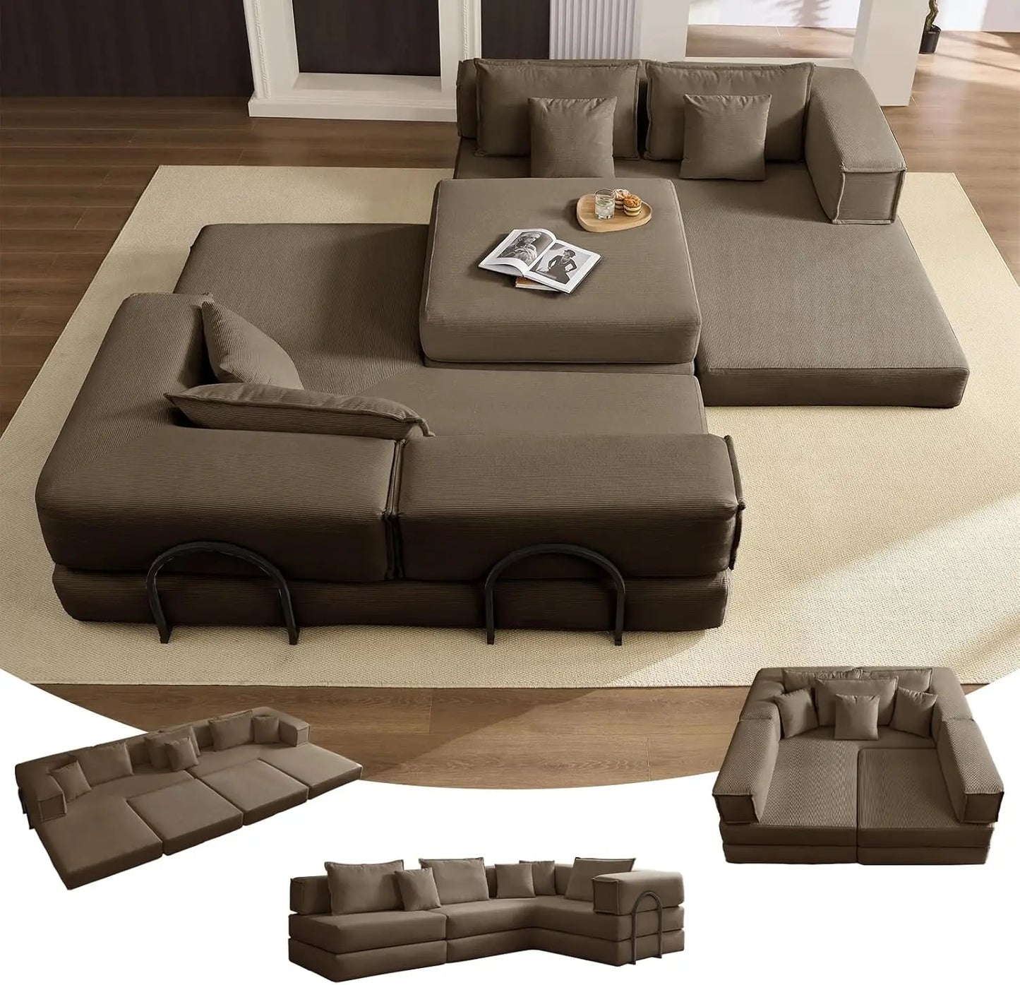 Boneless Sectional Couches