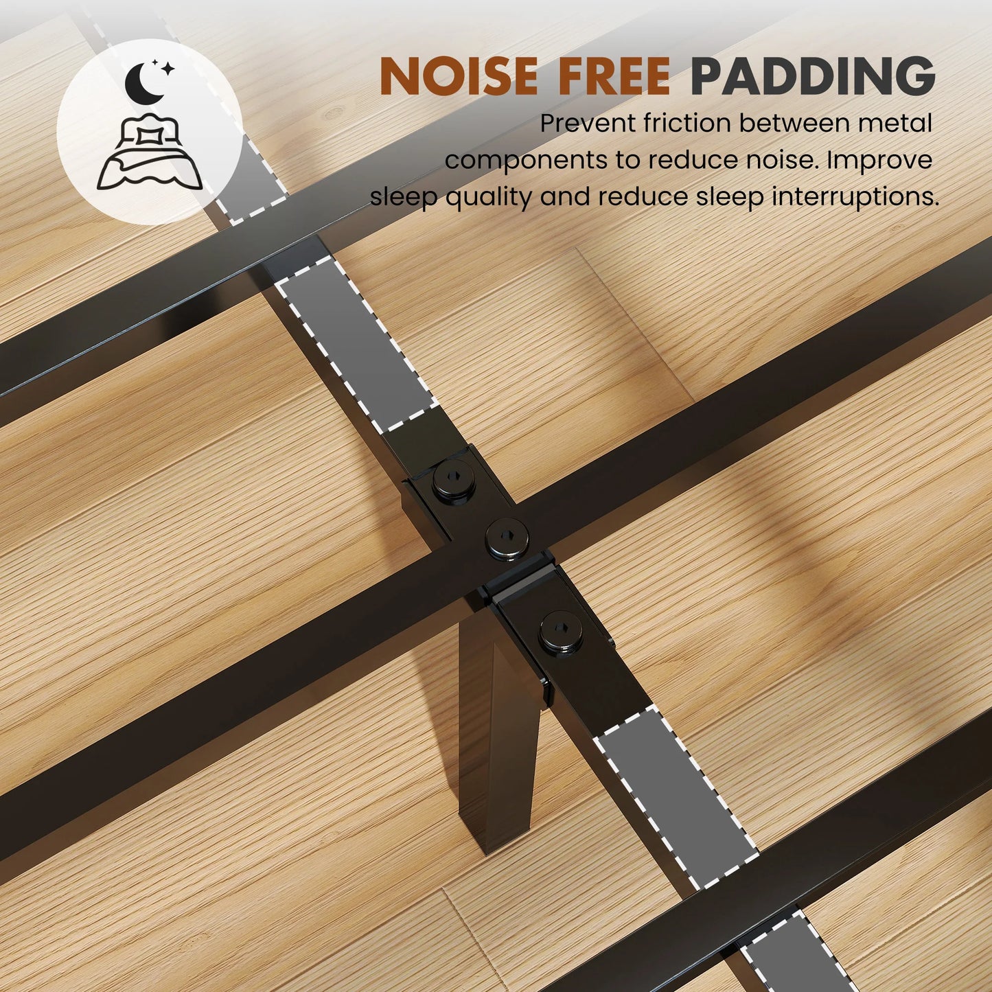 King Size Soft Pack Bed Frame