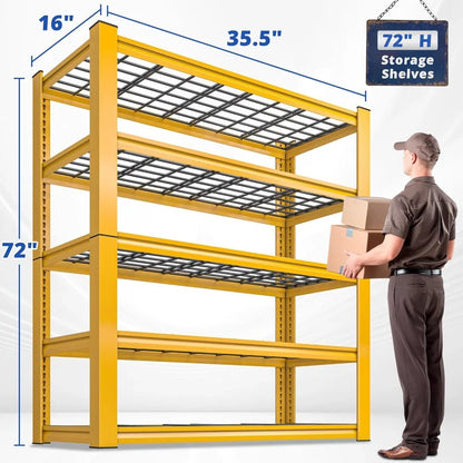 72''H Garage Shelving