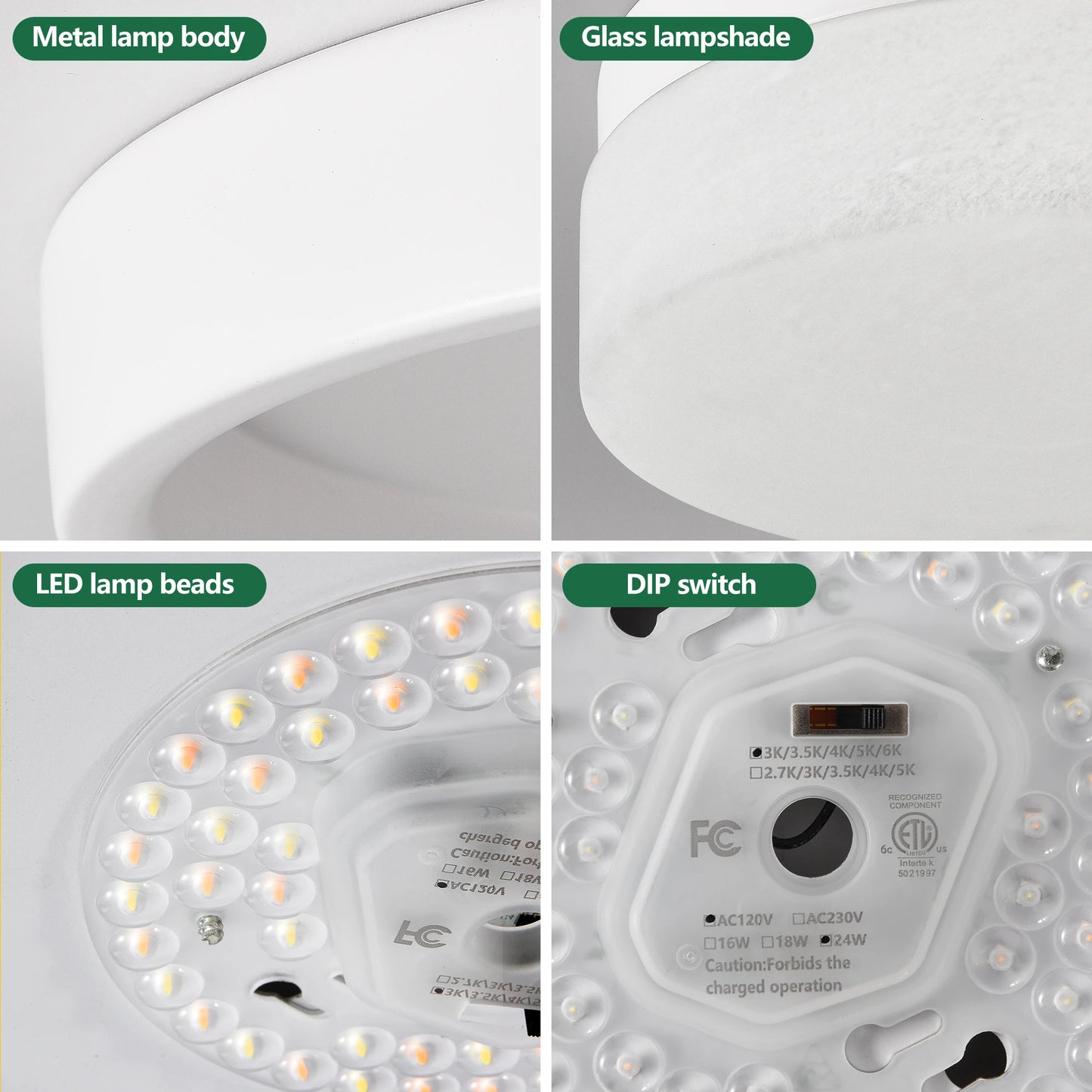 LED Flush Mount Ceiling Light