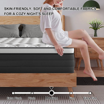 12 Inch Twin, King, Queen Mattress in A Box