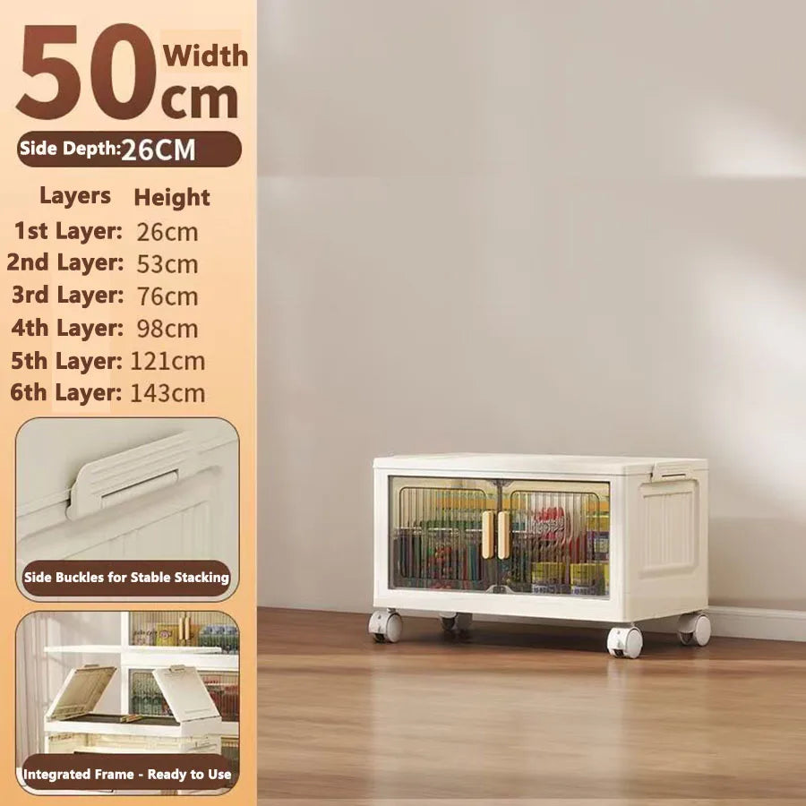 Thickened Multi-Layer Plastic Storage Cabinet