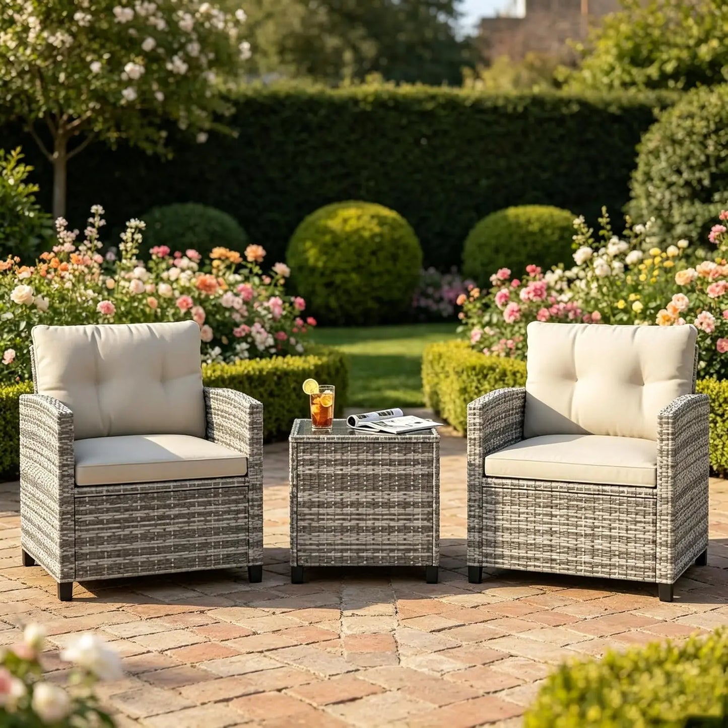 3 Piece  Patio Furniture Set
